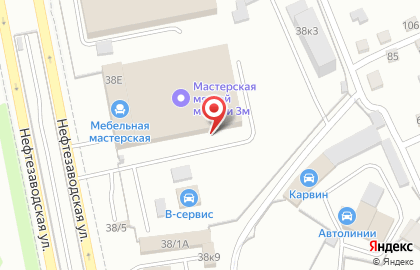Торговая компания Гранит на Нефтезаводской улице на карте