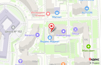 Студия маникюра Lucky в Нижегородском районе на карте