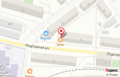 Мебельная компания Олеся на Подгорной улице на карте