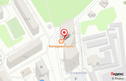 Ресторан Имбирь в Парковом проезде на карте