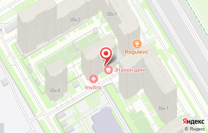 Медицинская компания Инвитро на Комендантском проспекте на карте