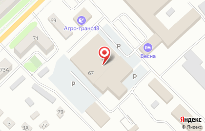 Транспортно-экспедиторская компания Деловые Линии в Липецке на карте