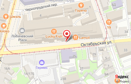 Кофейня Кофехюгге в Нижегородском районе на карте