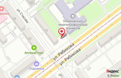 Магазин автозапчастей Auto3n.ru в Засвияжском районе на карте