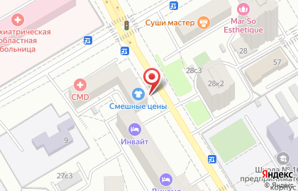 Магазин фастфудной продукции и горячей выпечки на Петровском парке (СЛ) на карте