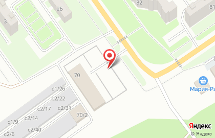 Автостоянка в Кемерово на карте