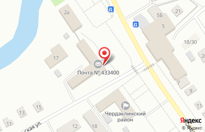 Банкомат Почта Банк в Ульяновске на карте