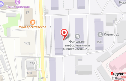Чувашский государственный университет им. И.Н. Ульянова в Чебоксарах на карте