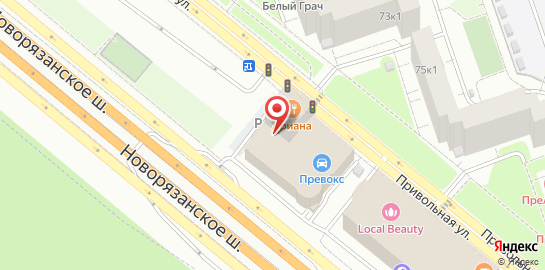 Массажный салон Красота тела на Привольной улице на карте