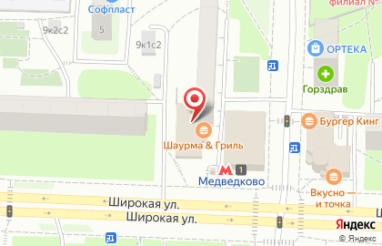 Сервисный центр ПРОФИ в Северном Медведково на карте