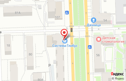 Банкомат СберБанк на Октябрьском проспекте, 109 на карте