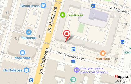 Микрофинансовая компания Деньга на улице Лобкова на карте