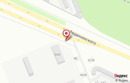 Дружба на улице Федюнинского на карте