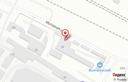 Автоцентр по продаже автозапчастей и автомобилей КАМАЗ Волготехснаб в Дзержинском районе на карте