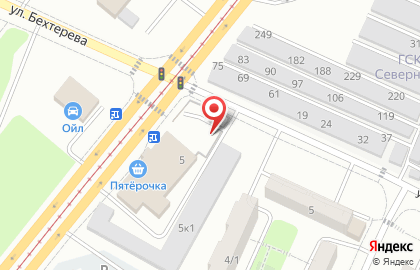 Автостоянка в Челябинске на карте