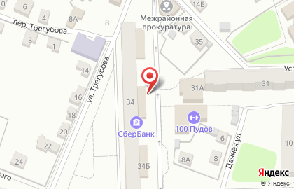Мебельный салон Олимп в Узловой на карте