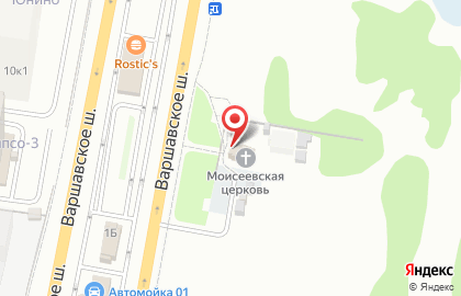 Храм в честь преподобного Моисея Мурина на карте