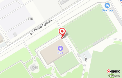 Кит на улице Петра Сухова на карте