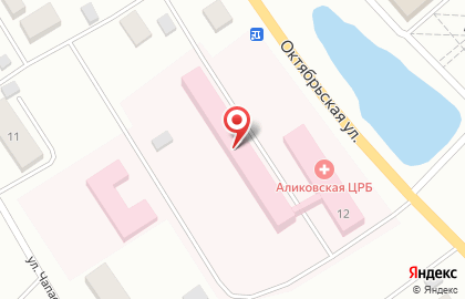 Больница Аликовская центральная районная больница на карте