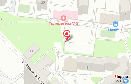 Автостоянка в Перми на карте