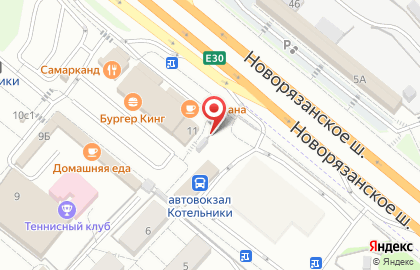 Киоск фастфудной продукции, г. Котельники на карте