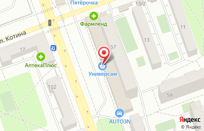 Салон Янтарь в Тракторозаводском районе на карте