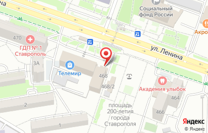 Торговая компания, ИП Пирогов Ю.В. на улице Ленина на карте