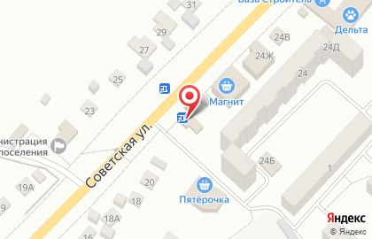 Южный, ИП Терехов А.М. на Советской улице на карте