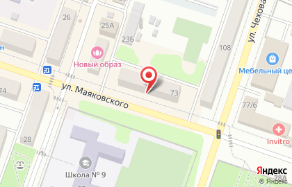 Мастерская Вива на улице Маяковского на карте