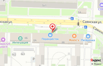 Автомат по продаже контактных линз Mr.Lensomat 24 на Саянской улице на карте