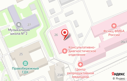 Центр МРТ-диагностики ЛДЦ МИБС на Коломенской улице на карте