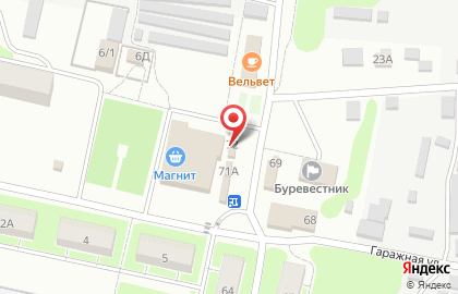 Продуктовый магазин в Нижнем Новгороде на карте