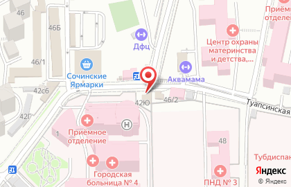Продовольственный магазин Холодок на Дагомысской улице на карте