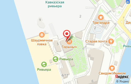 Ресторан Регата в Ривьерском переулке на карте