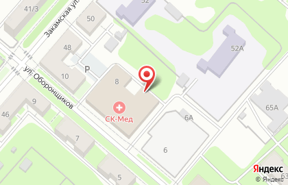 Бассейн Золотая рыбка в Кировском районе на карте