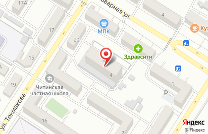 Хостел на Нагорной на карте