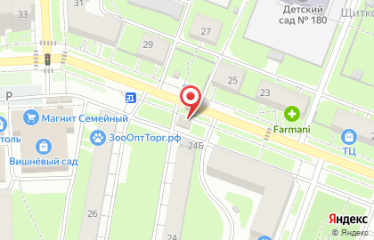 Продуктовый магазин Смак в Московском районе на карте