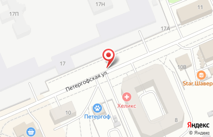 Версаль на Петергофской улице на карте