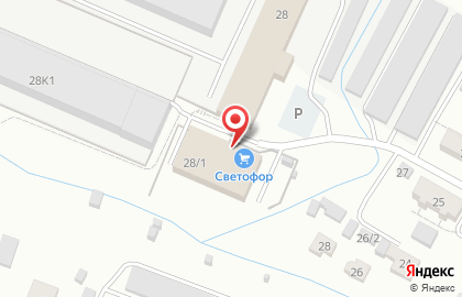 Магазин низких цен Светофор на Народной улице на карте