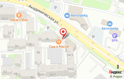 ЭтноБИТ на Академической улице на карте