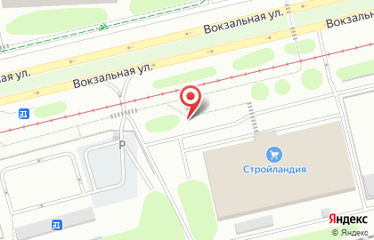 Автостоянка Флагман на Вокзальной улице на карте