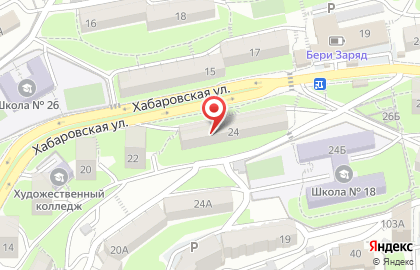 Стоматологический кабинет Астерий на Хабаровской улице на карте