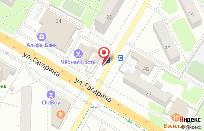 Продуктовый магазин, ЗАО Бомбей на улице Гагарина на карте