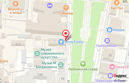 Студия коррекции фигуры на улице Чайковского на карте