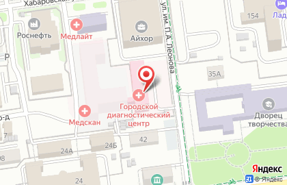 Медскан на карте