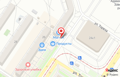 Магазин и киоск по продаже печатной продукции Союзпечать на проспекте Тореза, 24/1 киоск на карте