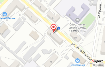 Продуктовый магазин Посылторг на улице 19 Партсъезда на карте