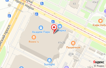 Супермаркет Перекрёсток на Гражданском проспекте на карте