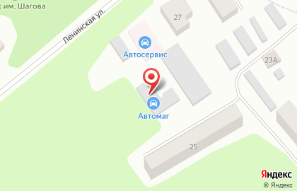 Автомаг на Ленинской улице на карте