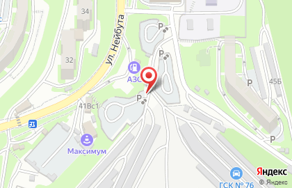 Автостоянка во Владивостоке на карте